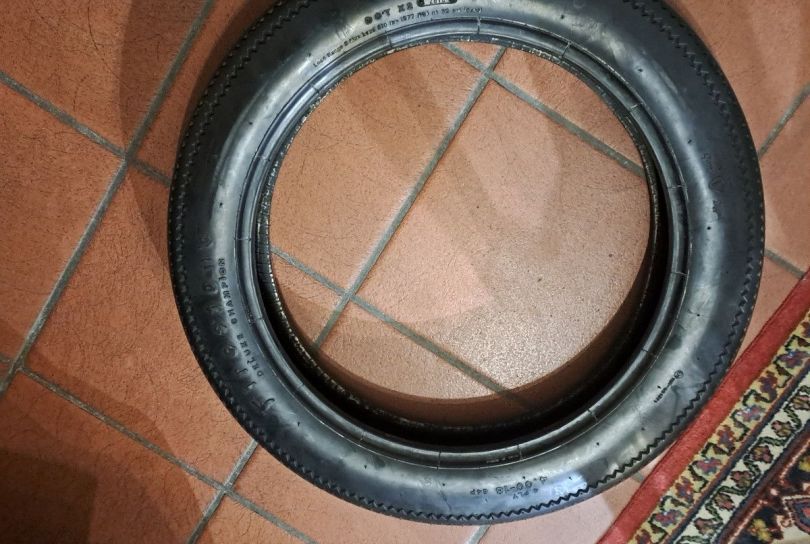 Firestone Deluxe Campion Motorcycle 4.00 18 64P TT, Neu