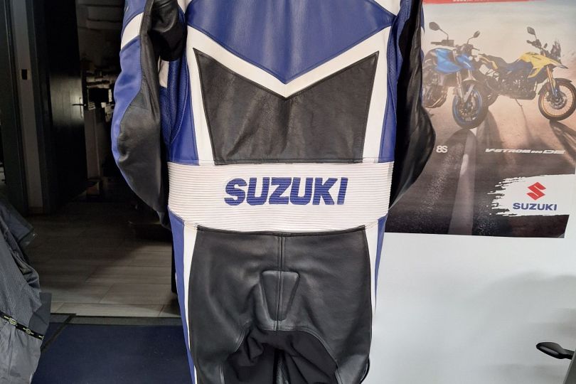 Tuta in pelle completa Suzuki, New