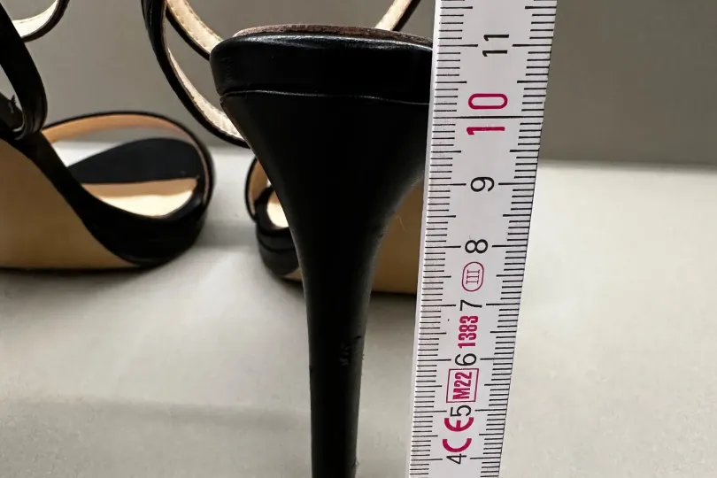 Sandalo nero con tacco by Primadonna Collection 