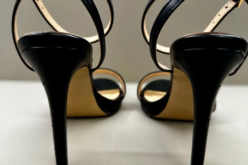 Sandalo nero con tacco by Primadonna Collection 