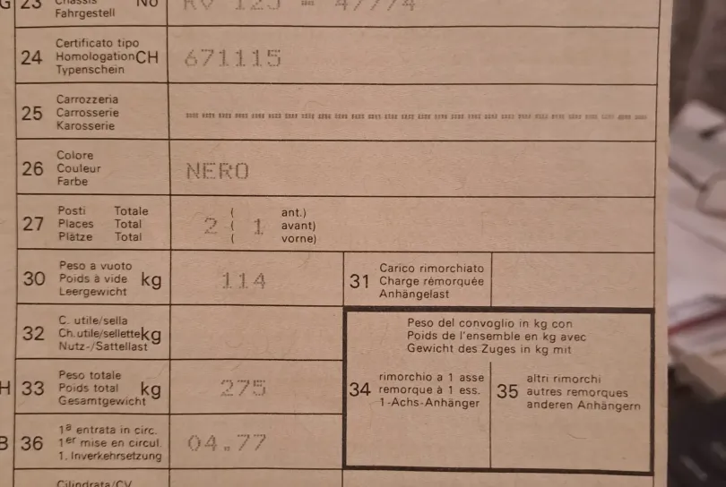 Suzuki RV 125, Usato, Svizzera, Riva San Vitale