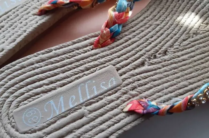 Sandales tongs colorées, pointure 38/39, Switzerland