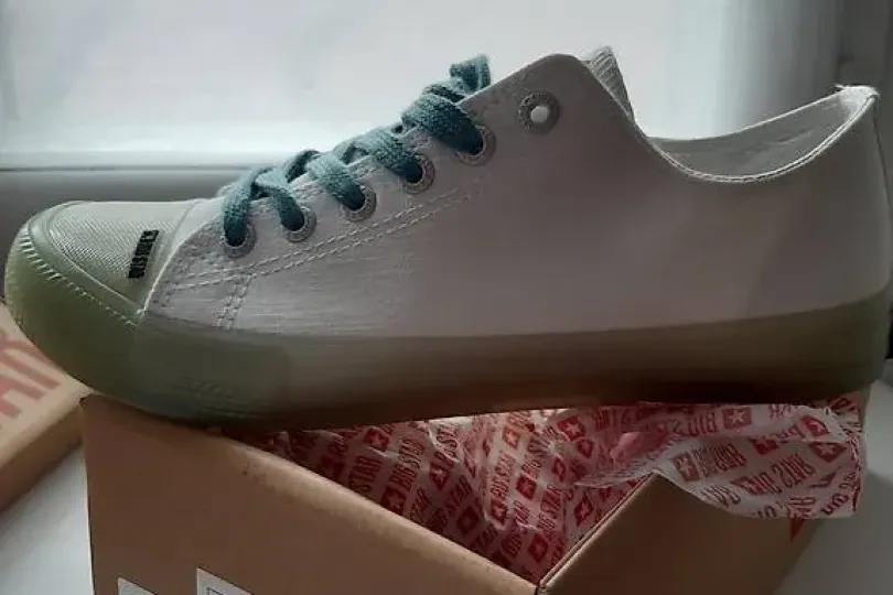 Sneakers BIG STAR, size 38, white & green. NEW, Switzerland