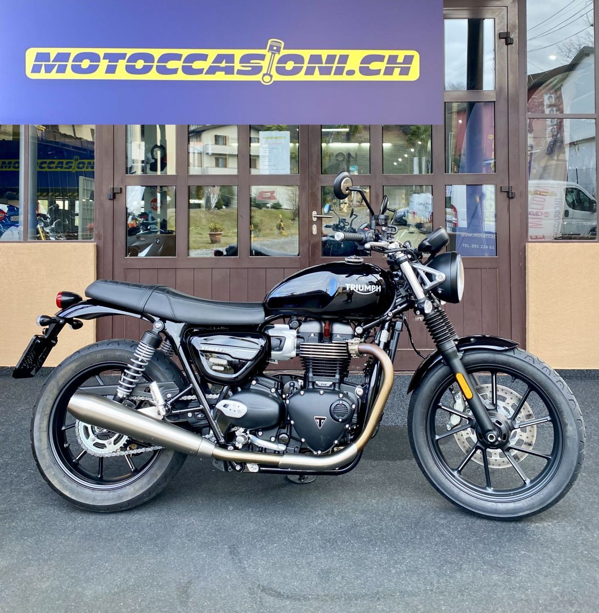 TRIUMPH Street Twin 900 Gold Line - ANNO 2021, Usagé, Suisse, Magliaso