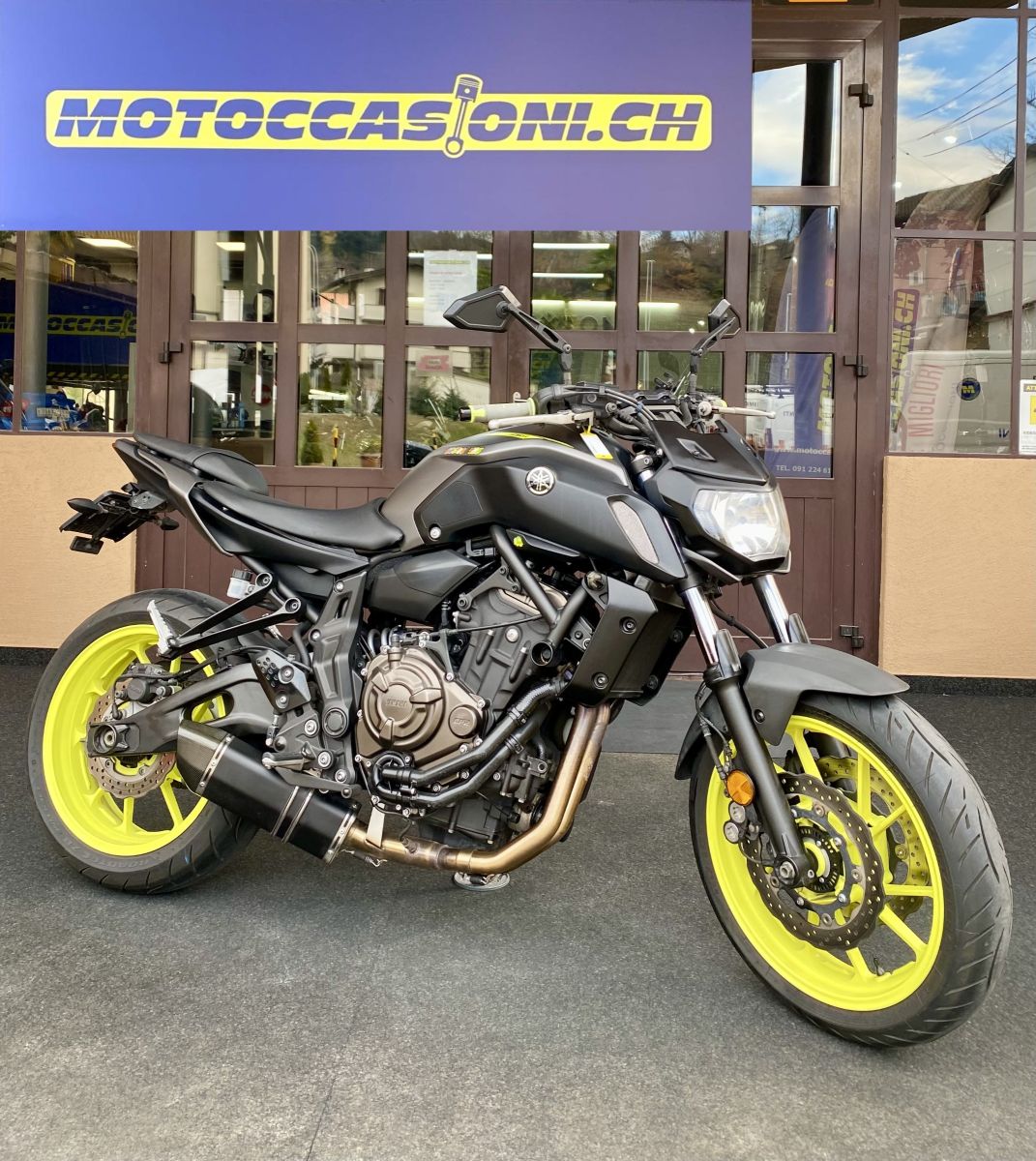 YAMAHA MT-07 ABS (Naked Bike) - ANNO 2018 -, Usagé, Suisse, Magliaso
