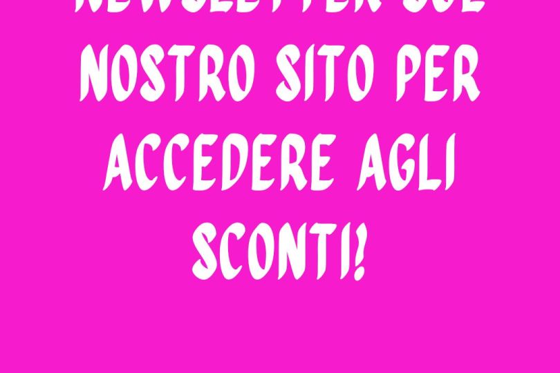 Sconti tutti i mesi iscriviti (Past)