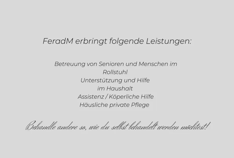 Unterstüzung und Hilfe im Haushalt, Schweiz, Winterthur