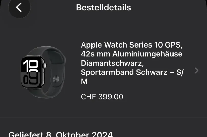 Apple watch, Svizzera, St. Gallen