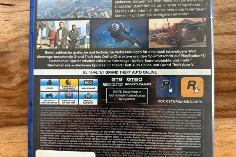 Grand Theft Auto 5 PS4, Suisse, Uzwil
