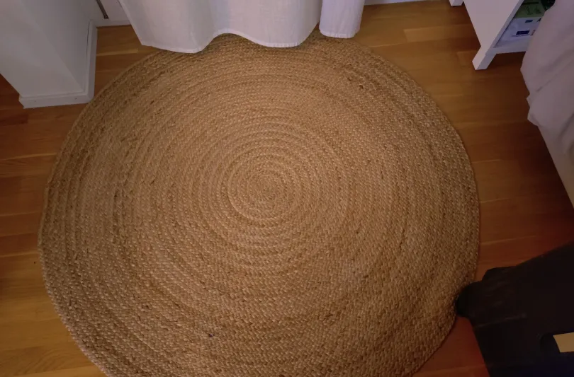 Westwing Round Jute Rug, Suisse, Zurich