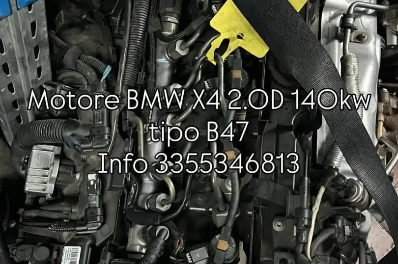 Motore BMW X4 2.0D-140KW-tipo B47 (2016) 