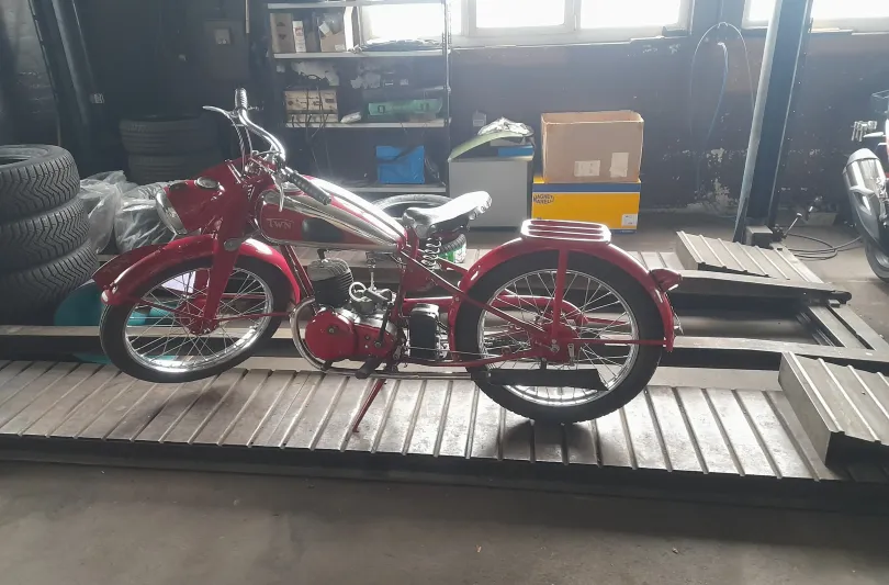 Triumf 125cc Norinberga, Usato