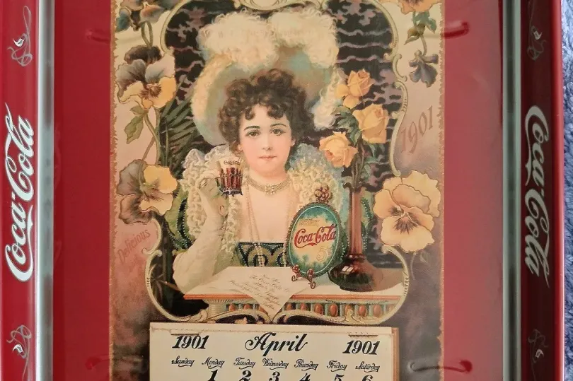 Vassoio Coca Cola Vintage Nuovo Originale, Switzerland, Bellinzona