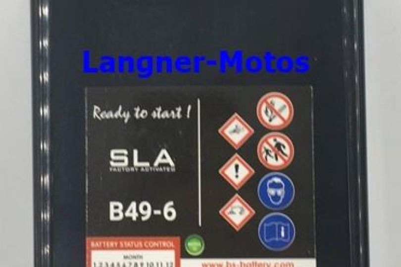 BS Motorrad GEL Batterie B49-6 6V 10,5AH schwarz , New, Switzerland, Zihlschlacht