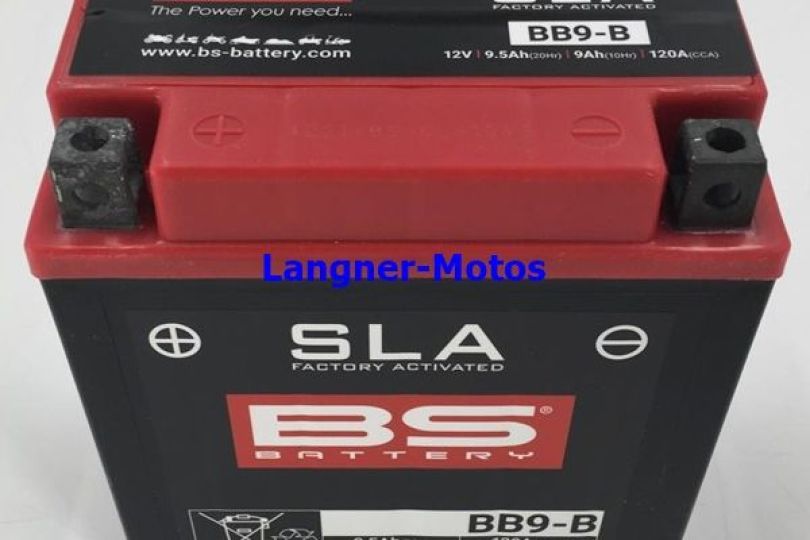 BS Motorrad GEL Batterie BB9-B YB9-B 12V 9AH 120A , New, Switzerland, Zihlschlacht