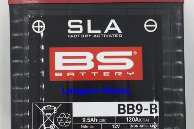 BS Motorrad GEL Batterie BB9-B YB9-B 12V 9AH 120A , New, Switzerland, Zihlschlacht