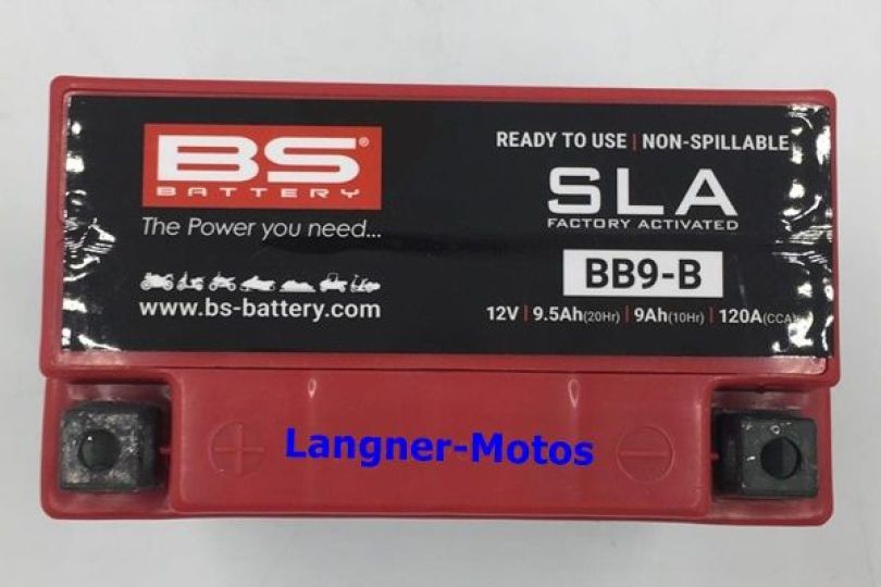 BS Motorrad GEL Batterie BB9-B YB9-B 12V 9AH 120A , New, Switzerland, Zihlschlacht