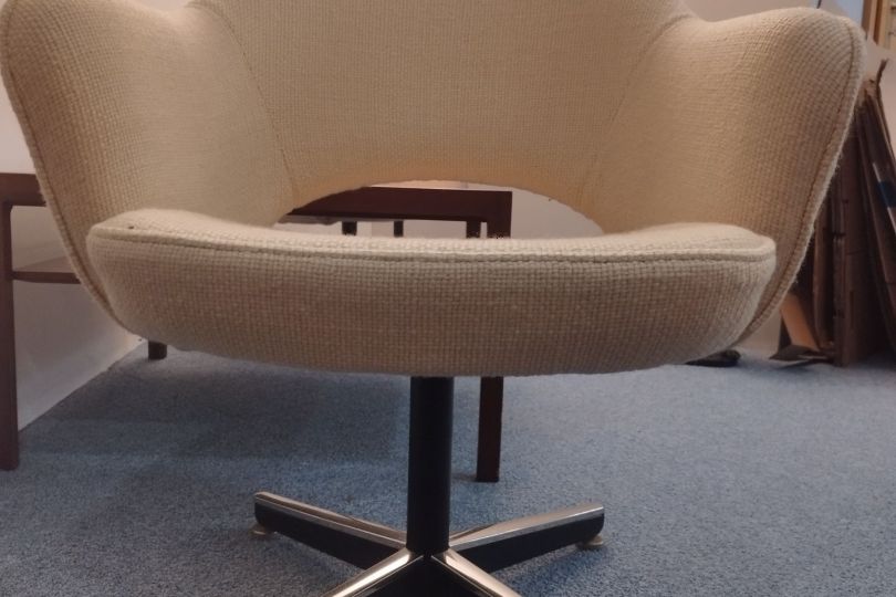 Vintage design furniture chair, Suisse, Lugano