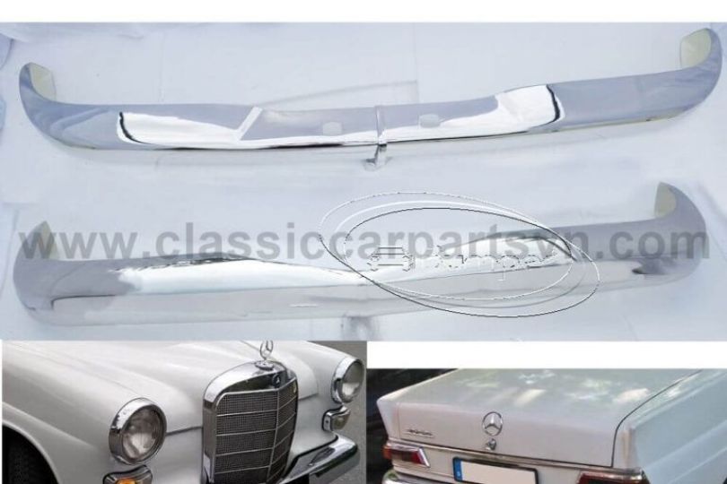 Mercedes W110 fintail bumpers (1961 – 1968), New, Switzerland, Aldesago