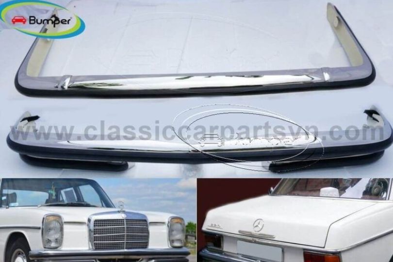 Mercedes W114 W115 coupe bumpers full set, New, Switzerland, Finstersee