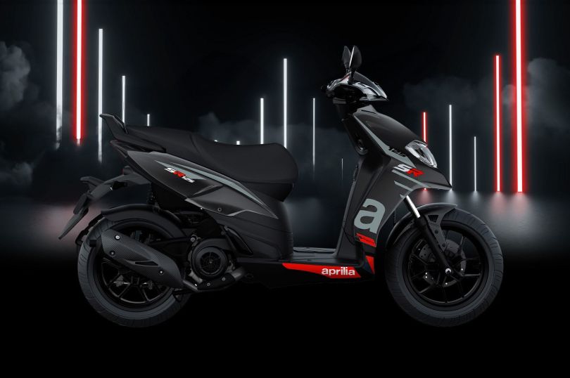 Aprilia SR 125 nera, Neu, Schweiz, Pregassona