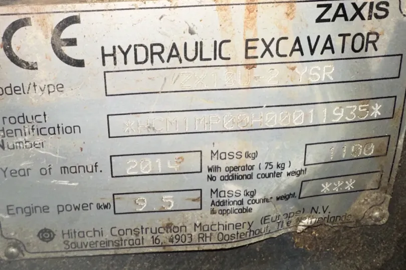 Escavatore Hitachi , Usato, Svizzera, Bellinzona