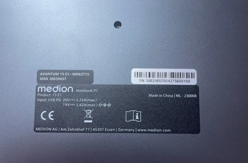 Medion avantum 15 e1 neuf à acheter urgemment!! 