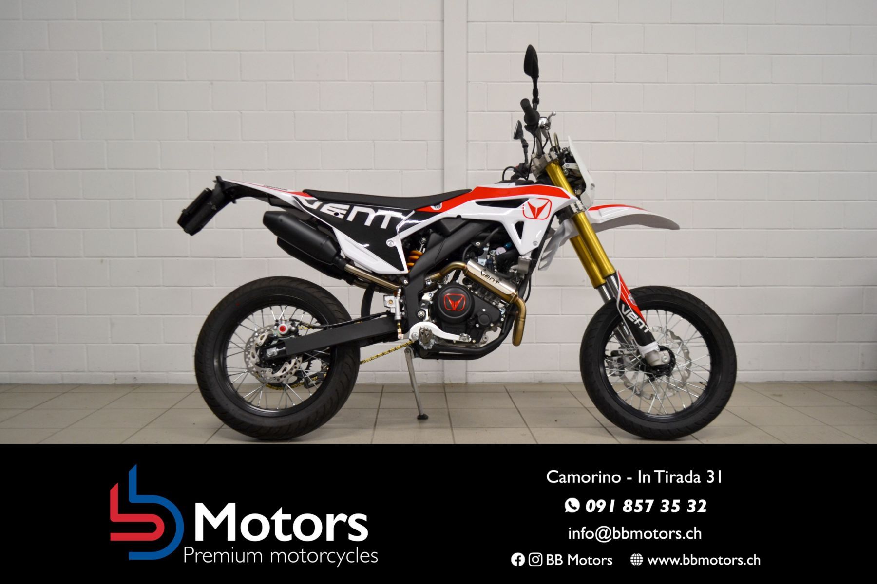 Vent 125 Supermoto, Used, Switzerland, Camorino