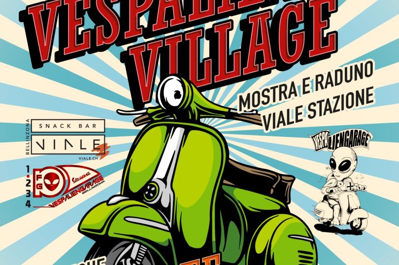 Raduno in festa di Vespe Piaggio epoca con villaggio a tema Petites annonces gratuites en Suisse