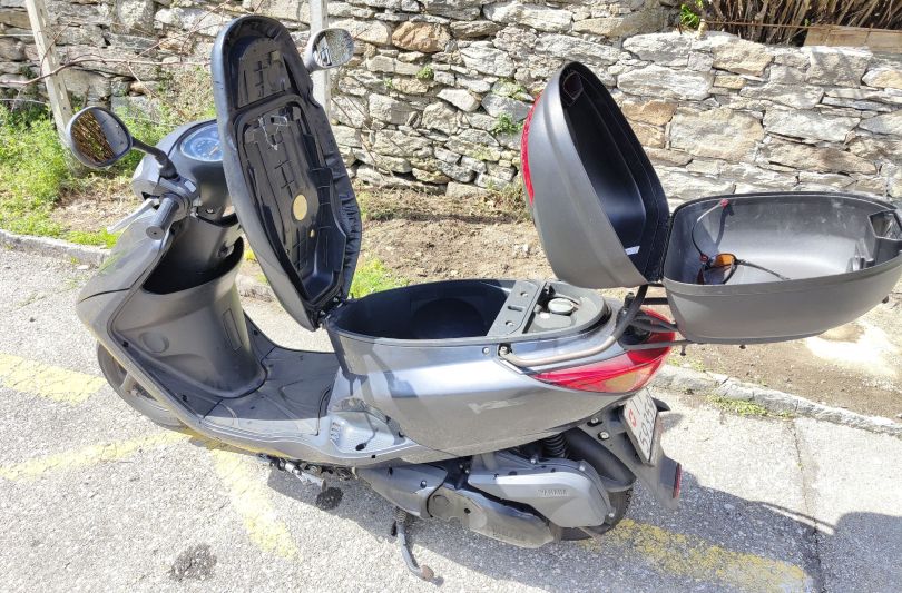 YAMAHA XC125 Vity, 07.2013, Km 22'000, Usagé, Suisse, Contra