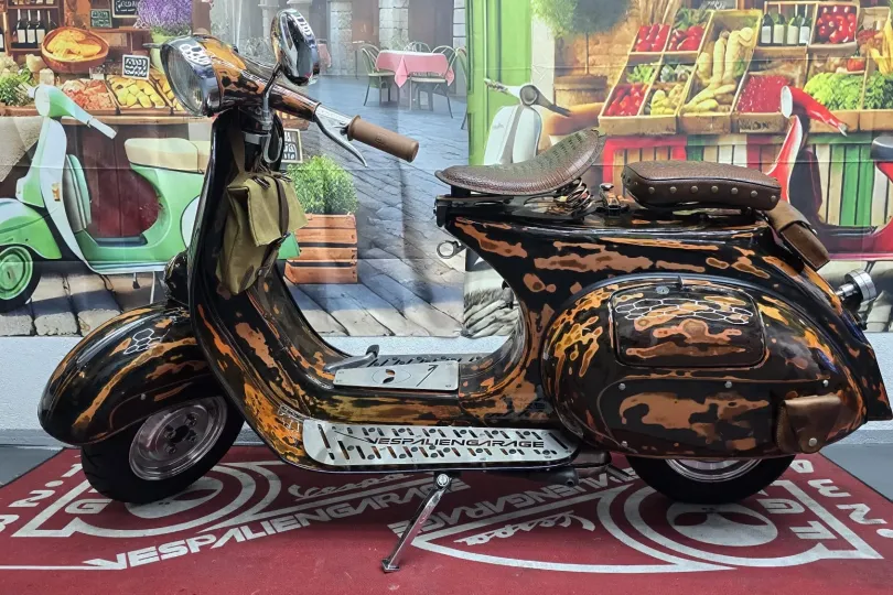 Vespa custom edizione speciale, Usagé, Suisse, Bellinzona