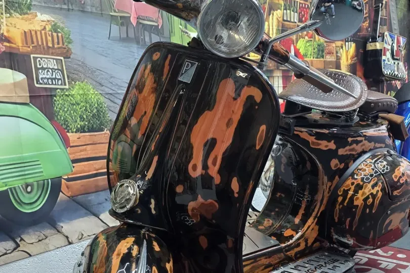 Vespa custom edizione speciale, Usagé, Suisse, Bellinzona