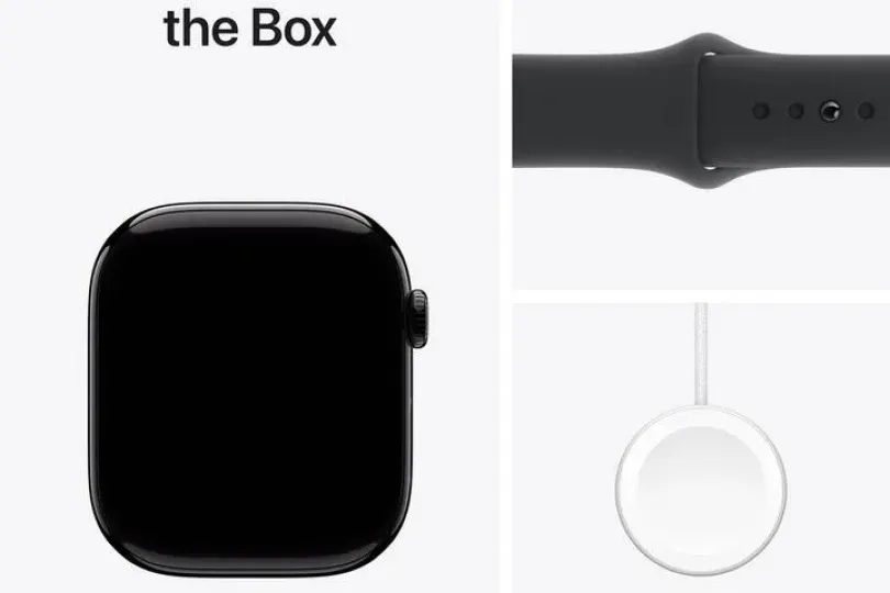 APPLE Watch Serie 10 GPS 46 Aluminium Schwarz NEU