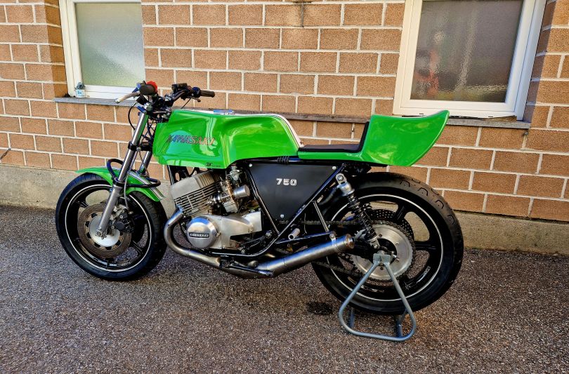 Kawasaki 750h2 , Usagé, Suisse, Giubiasco
