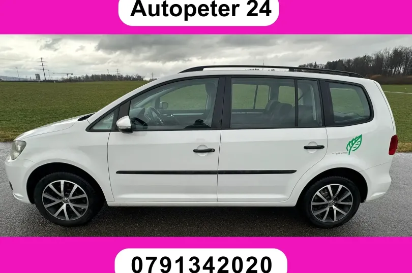 VW Touran 1.4 TSI EcoFuel Trendline, Used, Switzerland, Hunenberg