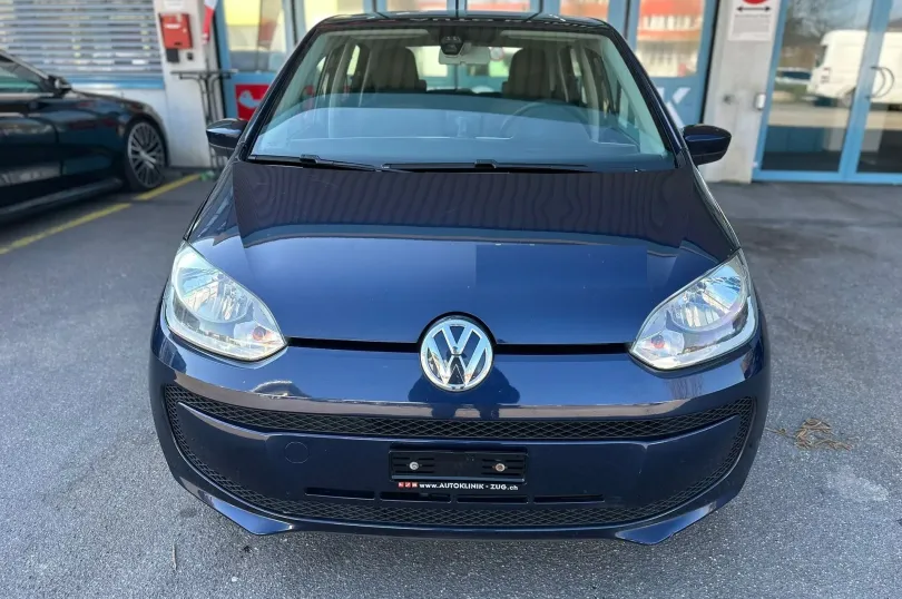 VW Up 1.0 white up Art on Ice ASG, Usagé, Suisse, Hunenberg