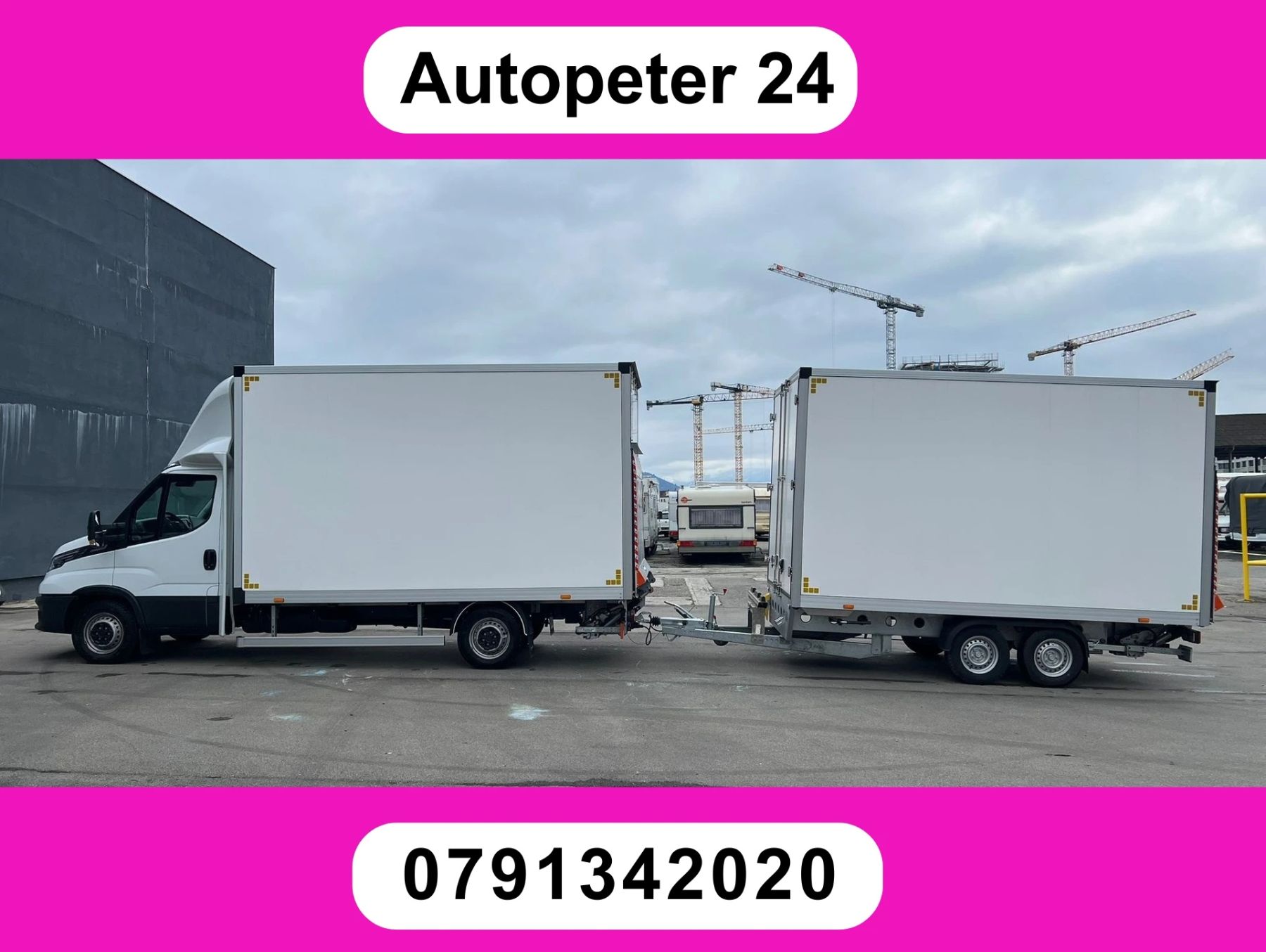 ACKERMANN 3.5T Kasten mit Hebebühne und Durchlade, Usagé, Suisse, Huenenberg See