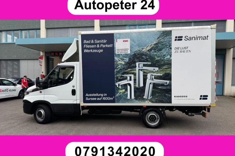 IVECO 35S18 Automat Kasten Hebebühne, Usagé, Suisse, Hunenberg