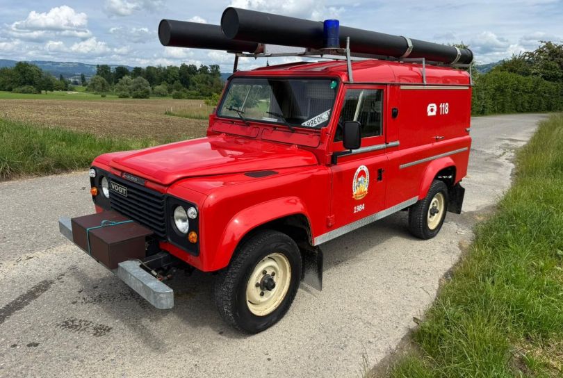 LAND ROVER 110 ex Feuerwehr, Usagé, Suisse, Hunenberg