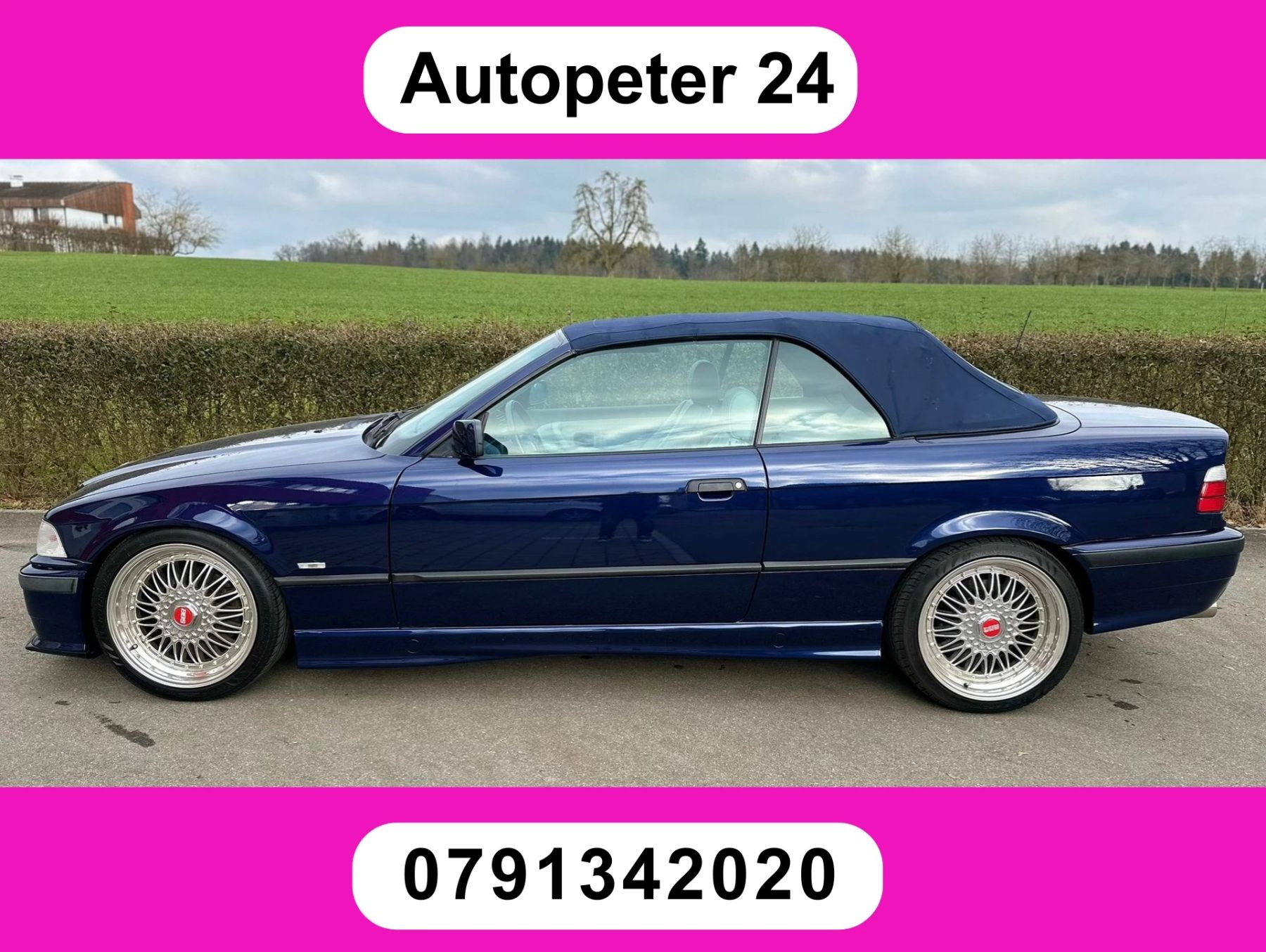 BMW 320i Cabrio Sport, Usagé, Suisse, Hunenberg