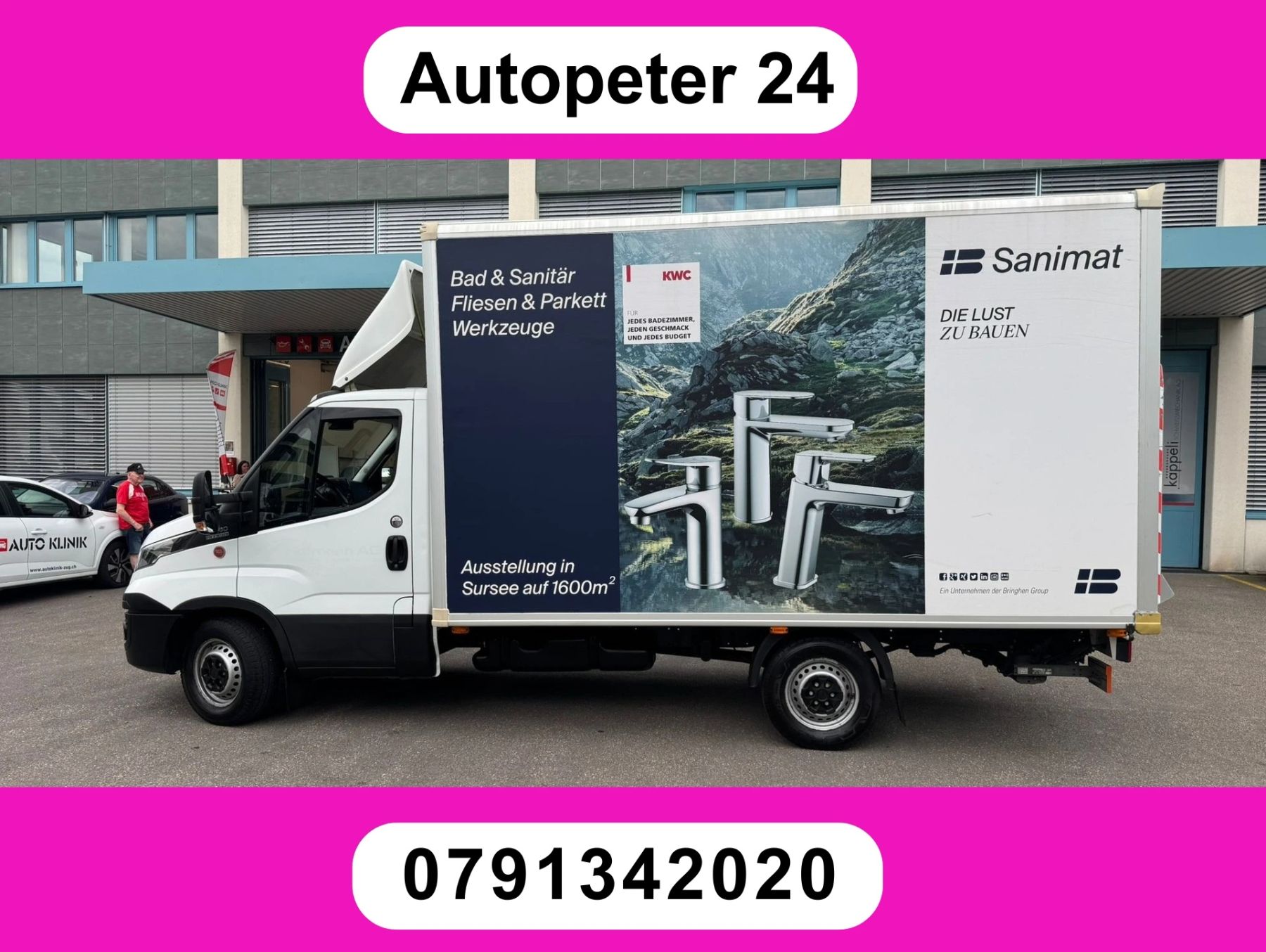 IVECO 35S18 Automat Kasten Hebebühne, Usagé, Suisse, Hunenberg