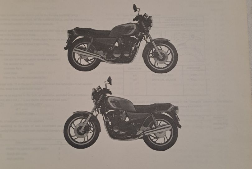 Manuale parti di ricambio Yamaha XJ 650, Usato, Svizzera, Riva San Vitale