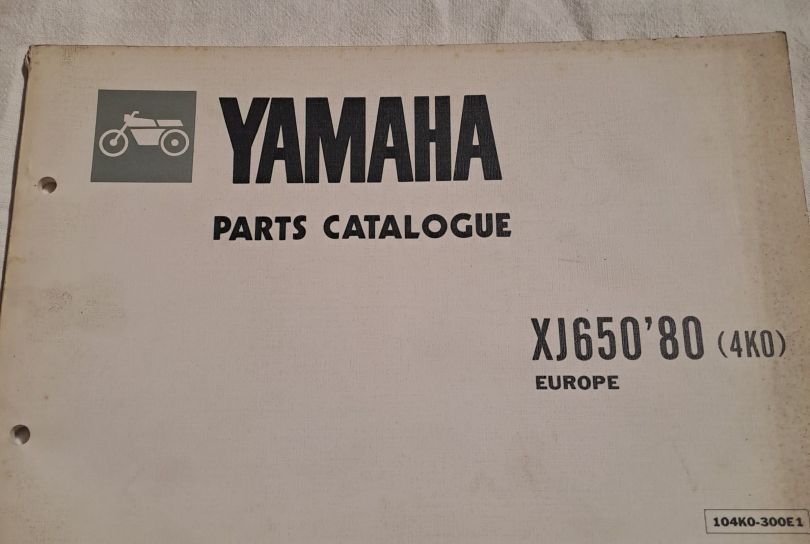 Manuale parti di ricambio Yamaha XJ 650, Usato, Svizzera, Riva San Vitale