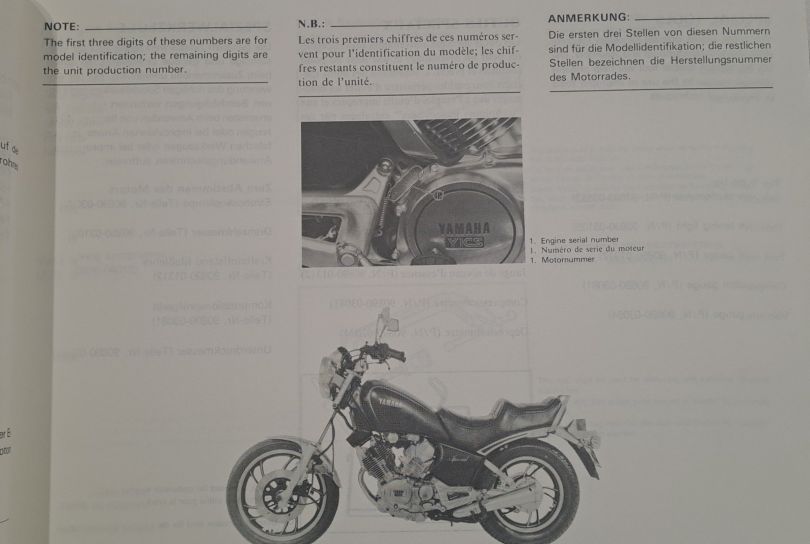 Manuale di officina Yamaha XV 400 / 500, Used, Switzerland, Riva San Vitale