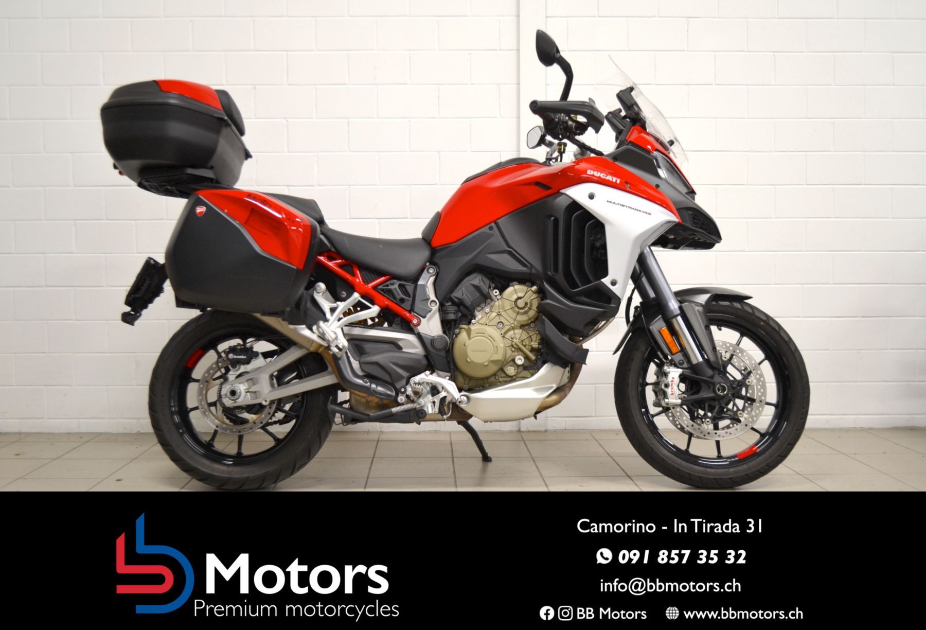 DUCATI MULTISTRADA V4 S Travel & Radar, Usagé, Suisse, Camorino
