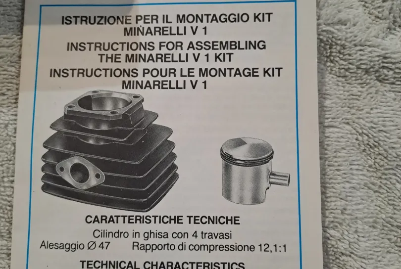 Elaborazione Polini 4 travasi 47 mm, Minarelli, Is, Nuovo, Svizzera, Riva San Vitale