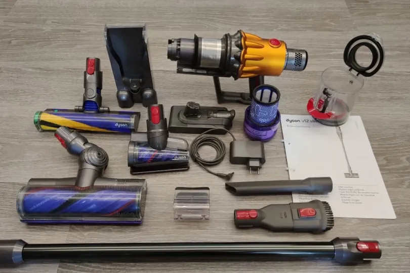 Dyson V12 Detect Slim Akku-Staubsauger, Gelb/Nicke, Svizzera, Gland