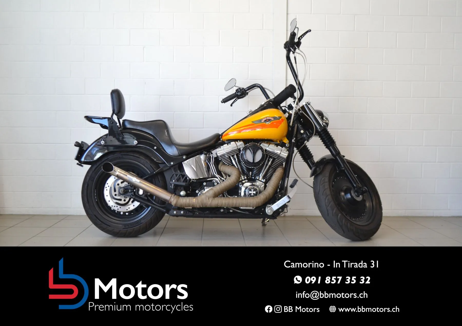 HARLEY-DAVIDSON FLSTF 1584 Softail Fat Boy, Used, Switzerland, Camorino