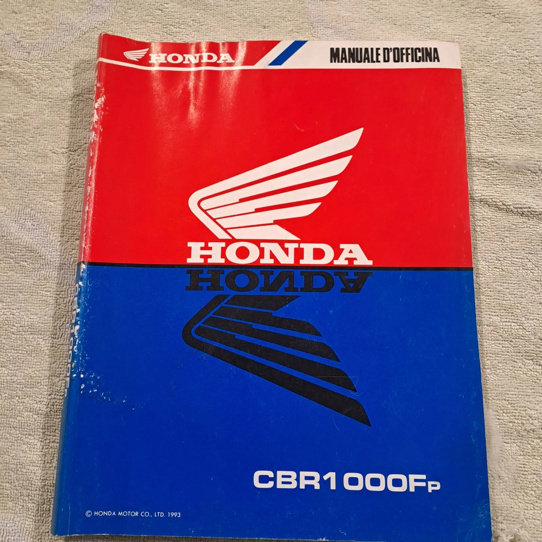 Manuale Honda CBR 1000 Fp, Used, Switzerland, Riva San Vitale