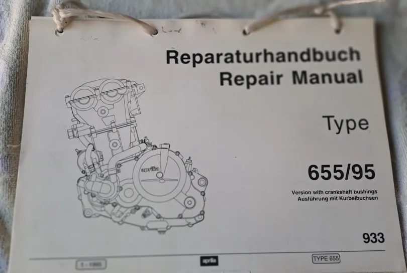 Manuale di officina motore Aprilia 655/95, Gebraucht, Schweiz, Riva San Vitale